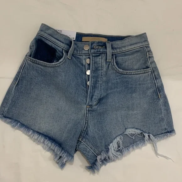 🛑SOLD🛑 NWT JOE’S Alex Denim Cut Off Shorts Blue Size 25 - Picture 6 of 14